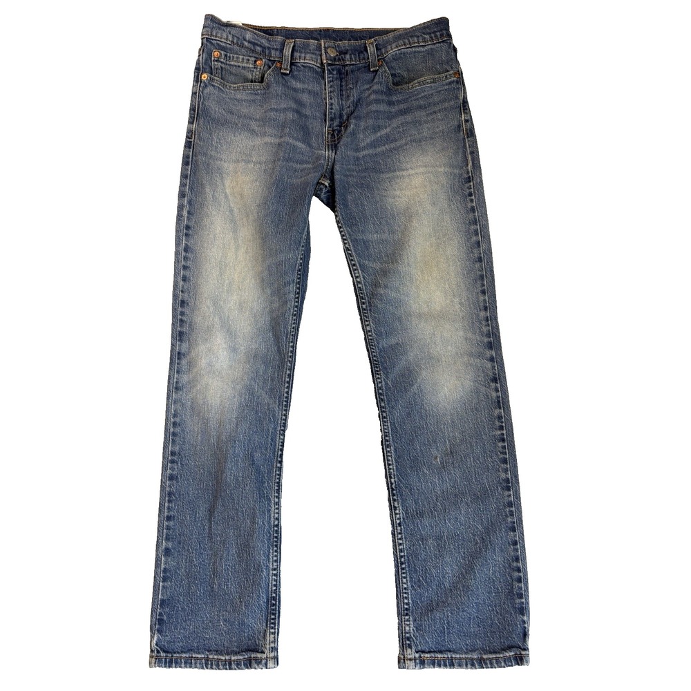 Levi's 511 Slim Fit Jeans Men's 32x30 Faded Blue Indie Sleaze Rocker Grunge